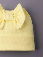 Шапка для девочки с ушками на осень