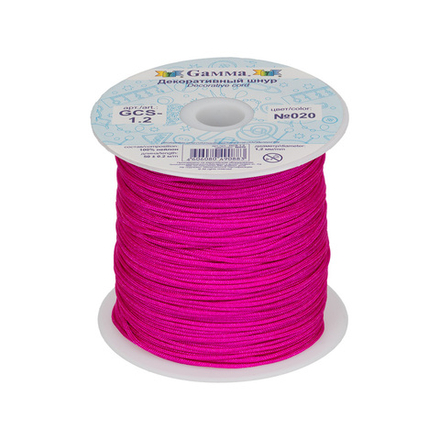 Шнур декоративный, GSC, №020, 1.2мм