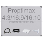 Интерактивный комплект Proptimax k5 (85-104"; 16:10; 10 касаний) / ультракороткофокусный проектор Optoma W340UST