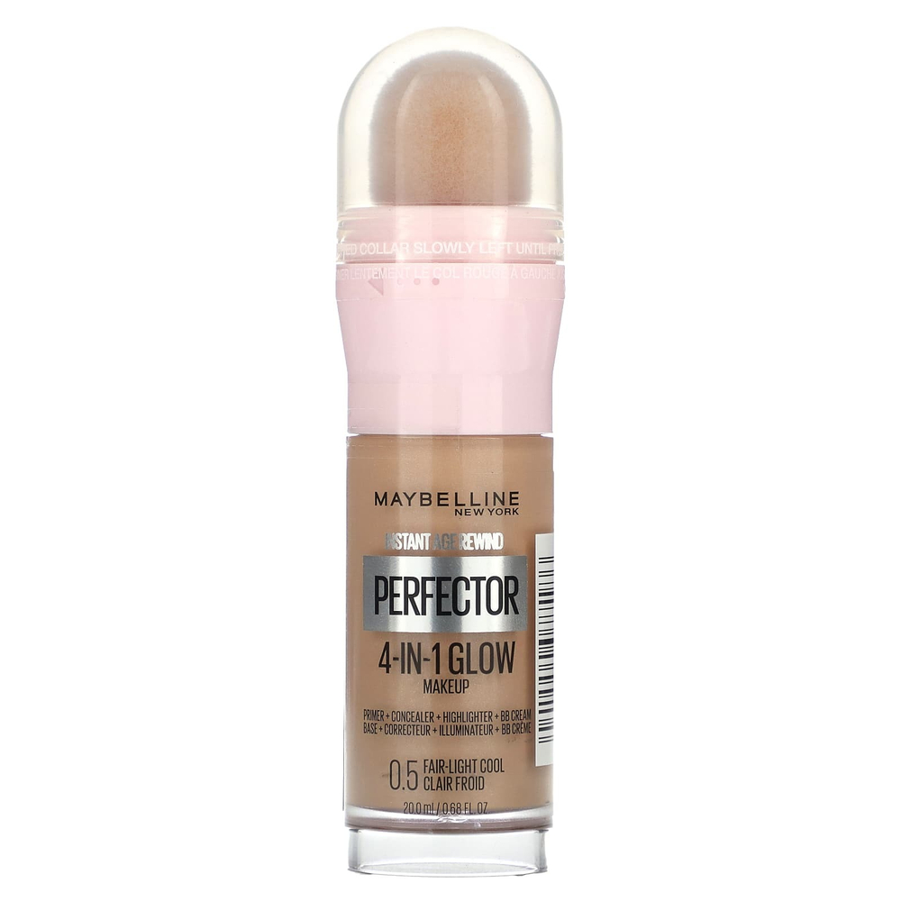 Maybelline, Instant Age Rewind, Perfector, сияющий макияж 4-в-1, холодный легкий 0,5, 20 мл (0,68 жидк. унц.)