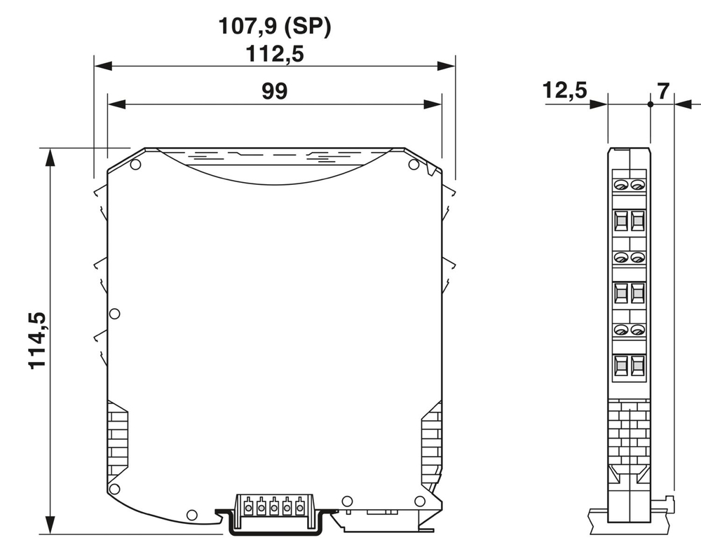MACX MCR-EX-SL-RPSSI-I - Разделит. усилитель цепей питания 2865340