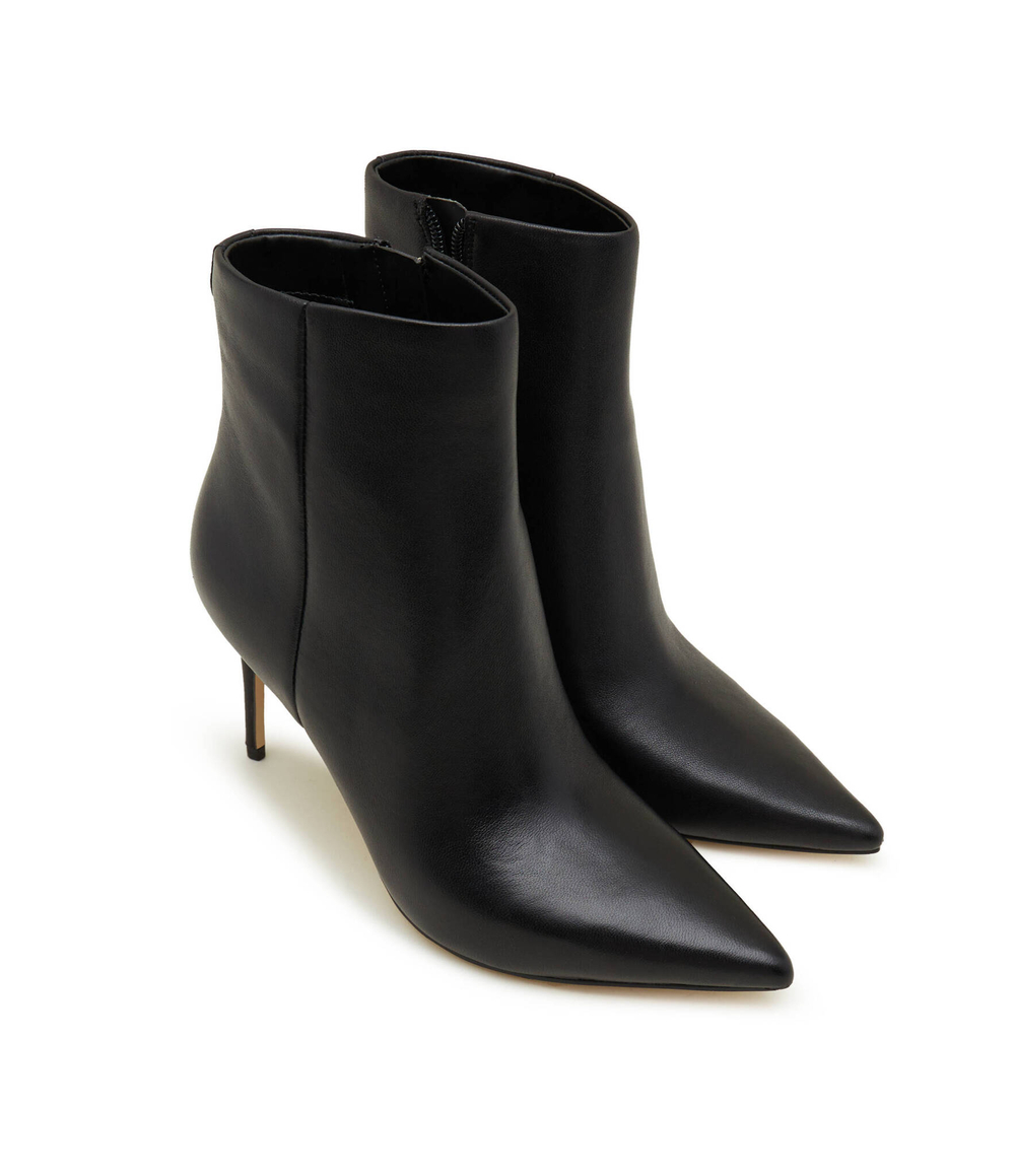 Кожаные ботильоны на шпильке Guess - черный(FL8CHE LEA10)