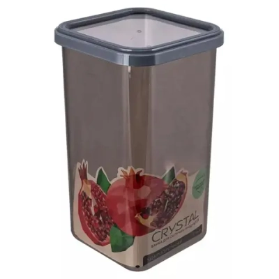 Банка для сыпучих продуктов Crystal 1,6л