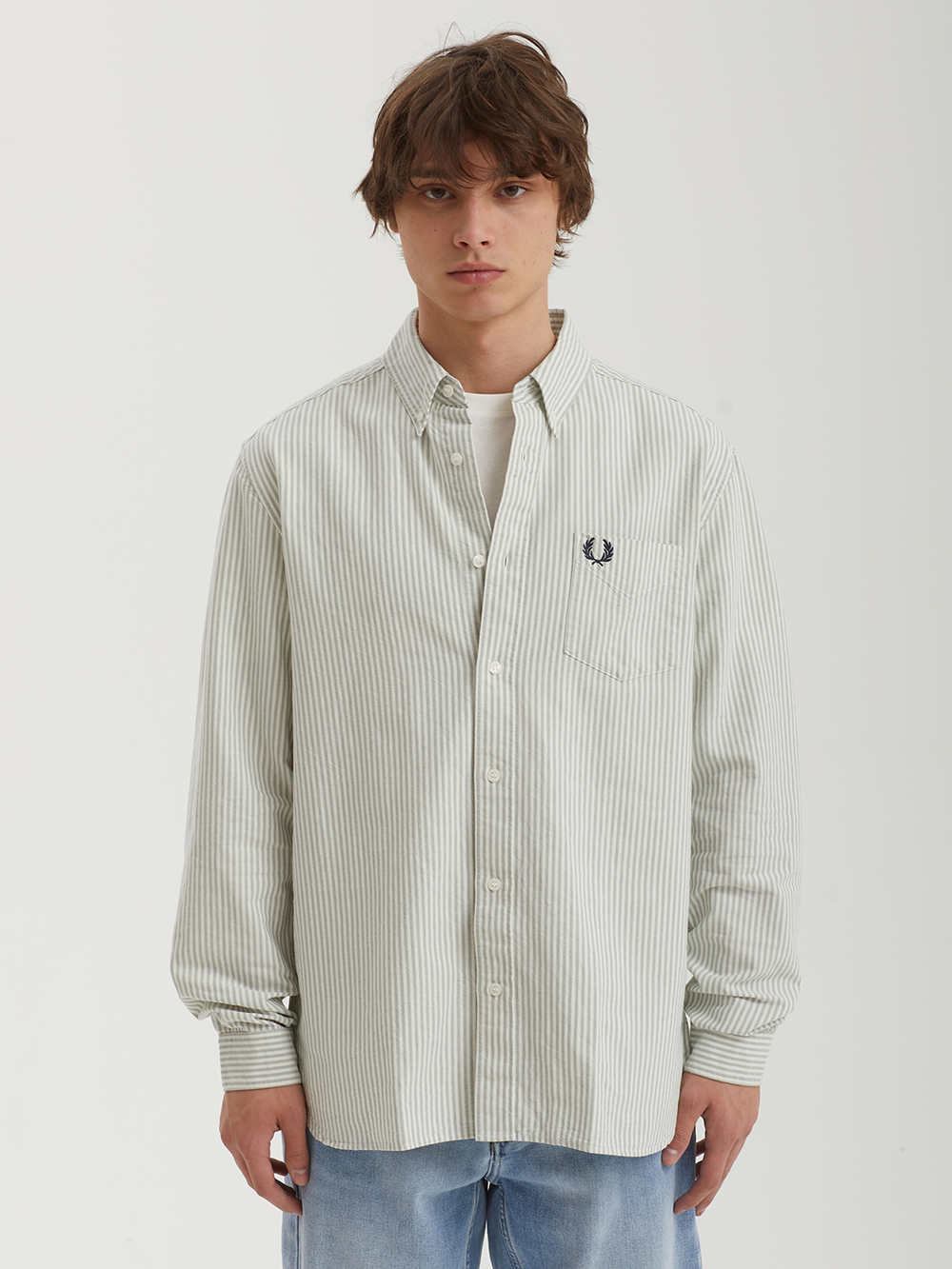 Мужская Рубашка Oxford