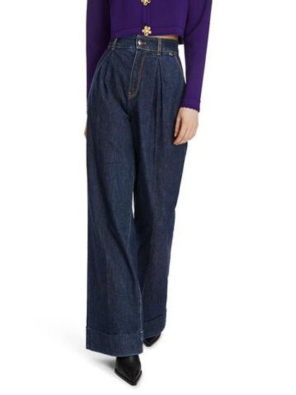 Marc Cain Джинсы из легкого денима с защипами