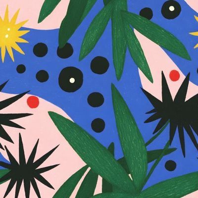 Яркий Геометрический Джунгли