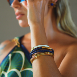 enamel cuff bracelet