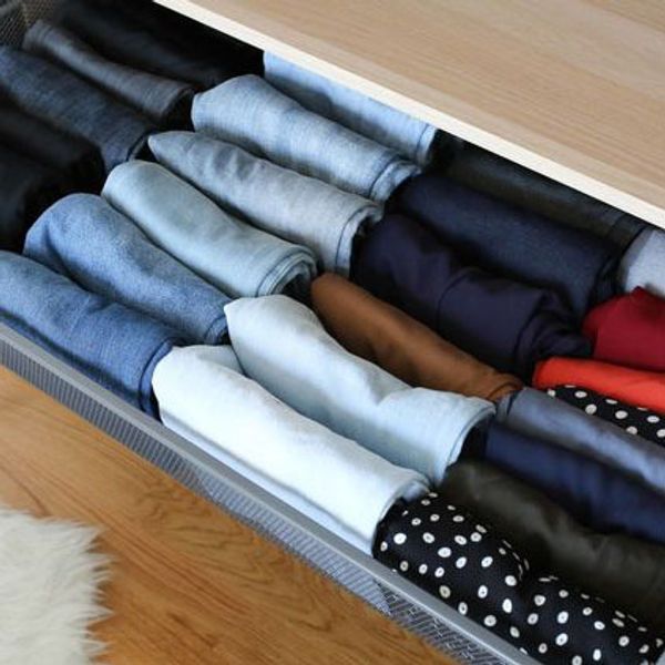 Опыт. Переходим на вертикальное хранение вещей.