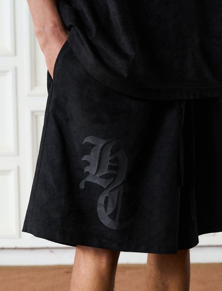 Шорты HARSHandCRUEL "HC" Velour Shorts