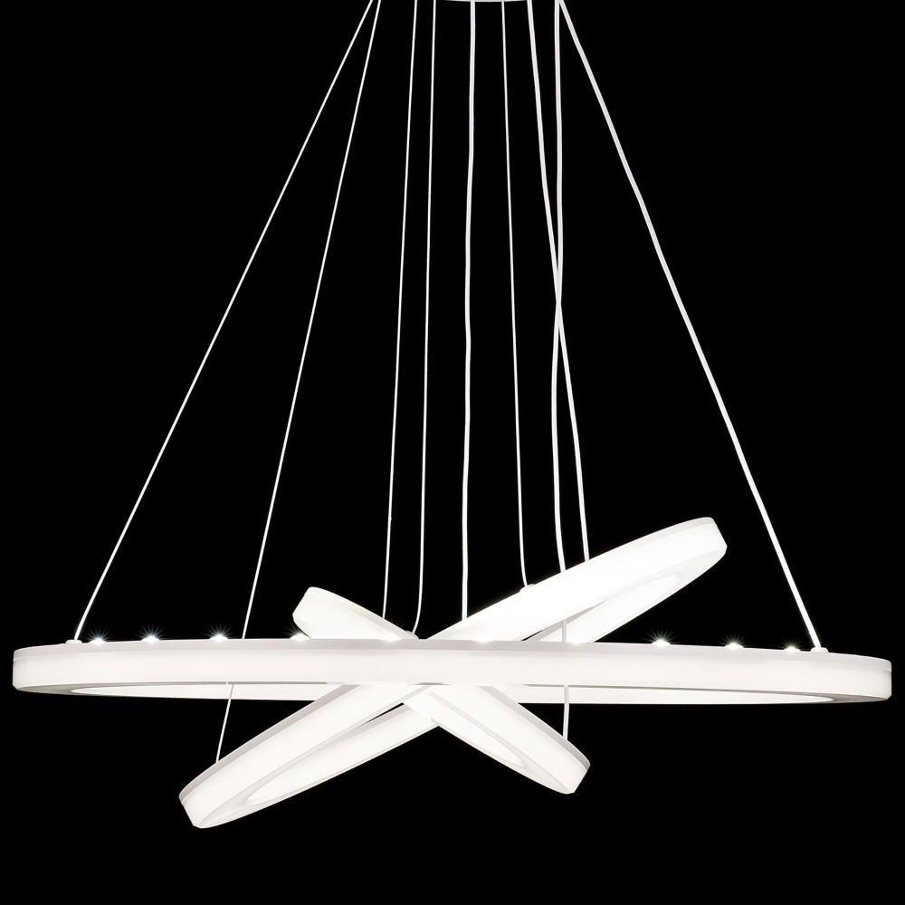 Citilux Электрон Смарт CL710A104S Умная люстра подвесная Белая