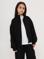 Кофта спортивная School, черная