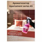 Ароматизатор освежитель воздуха 600 мл GRASS APARTMENT series A5, распылитель, 125263