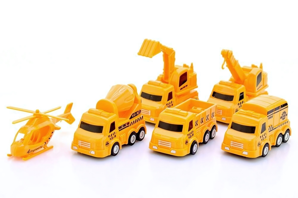 Набор транспорта 6шт, коробка 333-020B