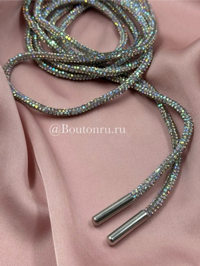 Шнур хамелеон со стразами 1,4 м