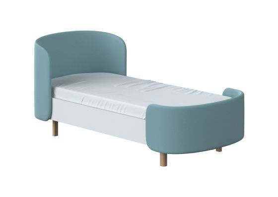 Кровать подростковая Kidi Soft, 80х180 см, бирюзовая