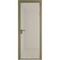 Алюминиевая дверь 11AG шампань остеклённая