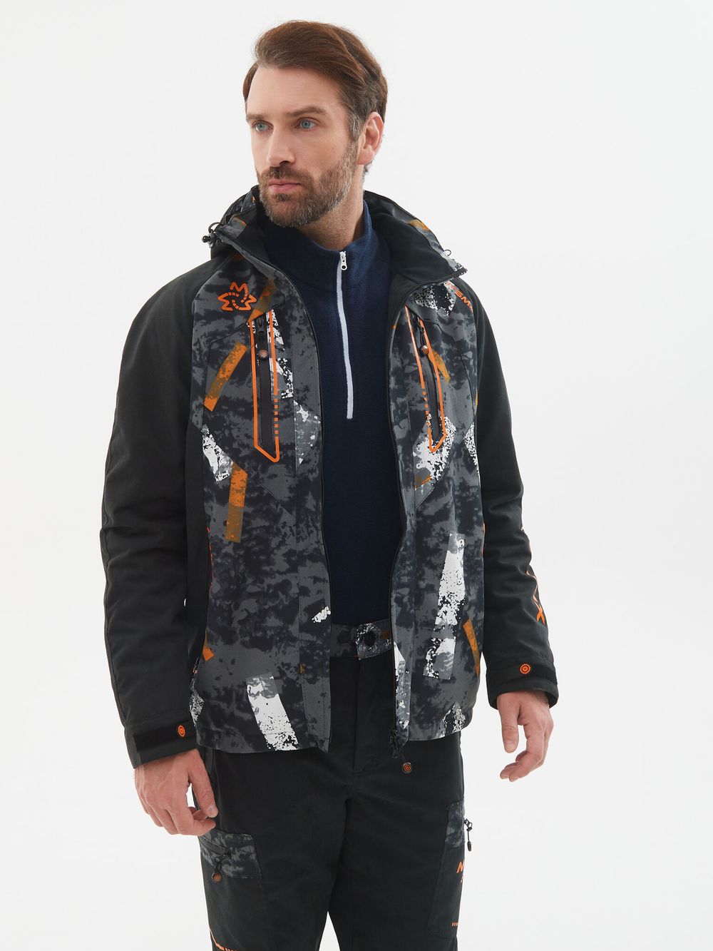 Костюм демисезонный Матрица ткань Исландия цвет КМФ 192/Черный