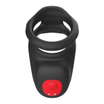 Черное эрекционное виброкольцо 3,5см I-Moon MY-922