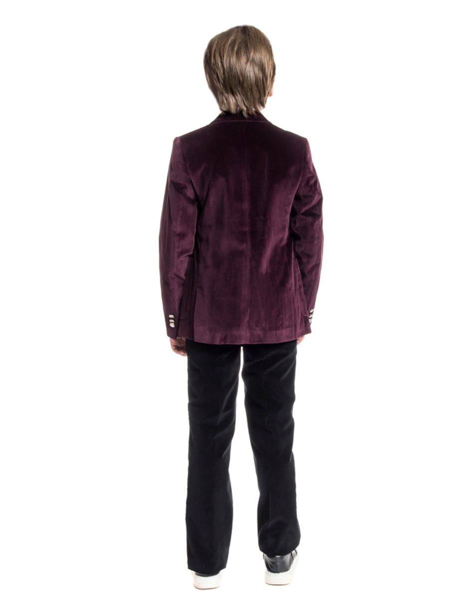 Пиджак для мальчика из бархата