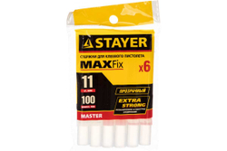 Туба "ПРОФИ" 6 шт. (11х100 мм) для клеящего пистолета Stayer 0682-H6