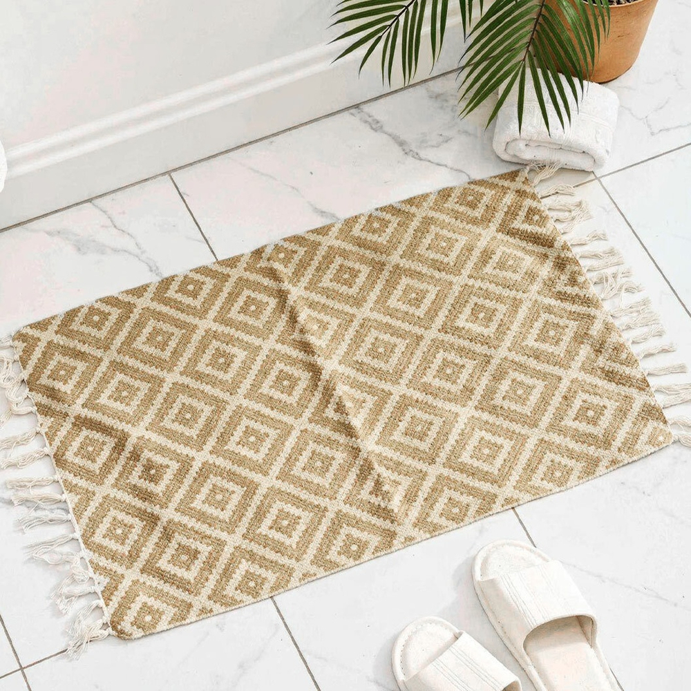 Коврик хлопковый 50*80см ручного плетения "Sindbad" 750802