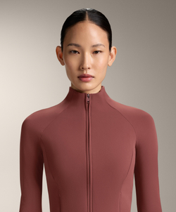 Oysho Легкая и теплая высокотехнологичная куртка, линялый махагон