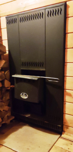 Печь для бани Русь-18 Л + Бак самоварного типа 45л