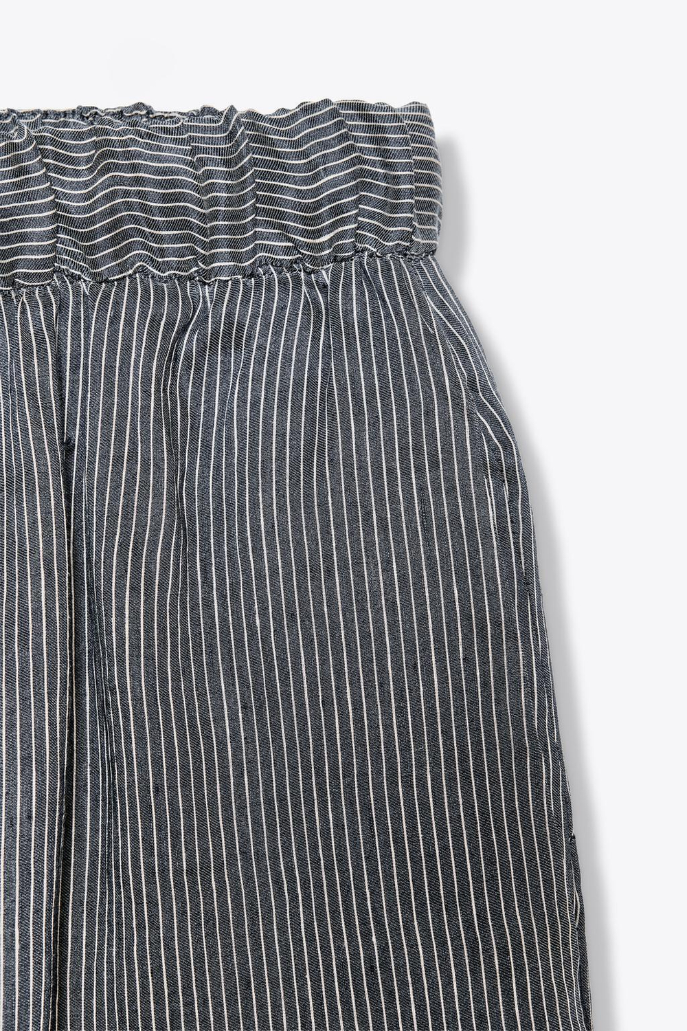 Брюки из смесового льна в полоску — zw collection