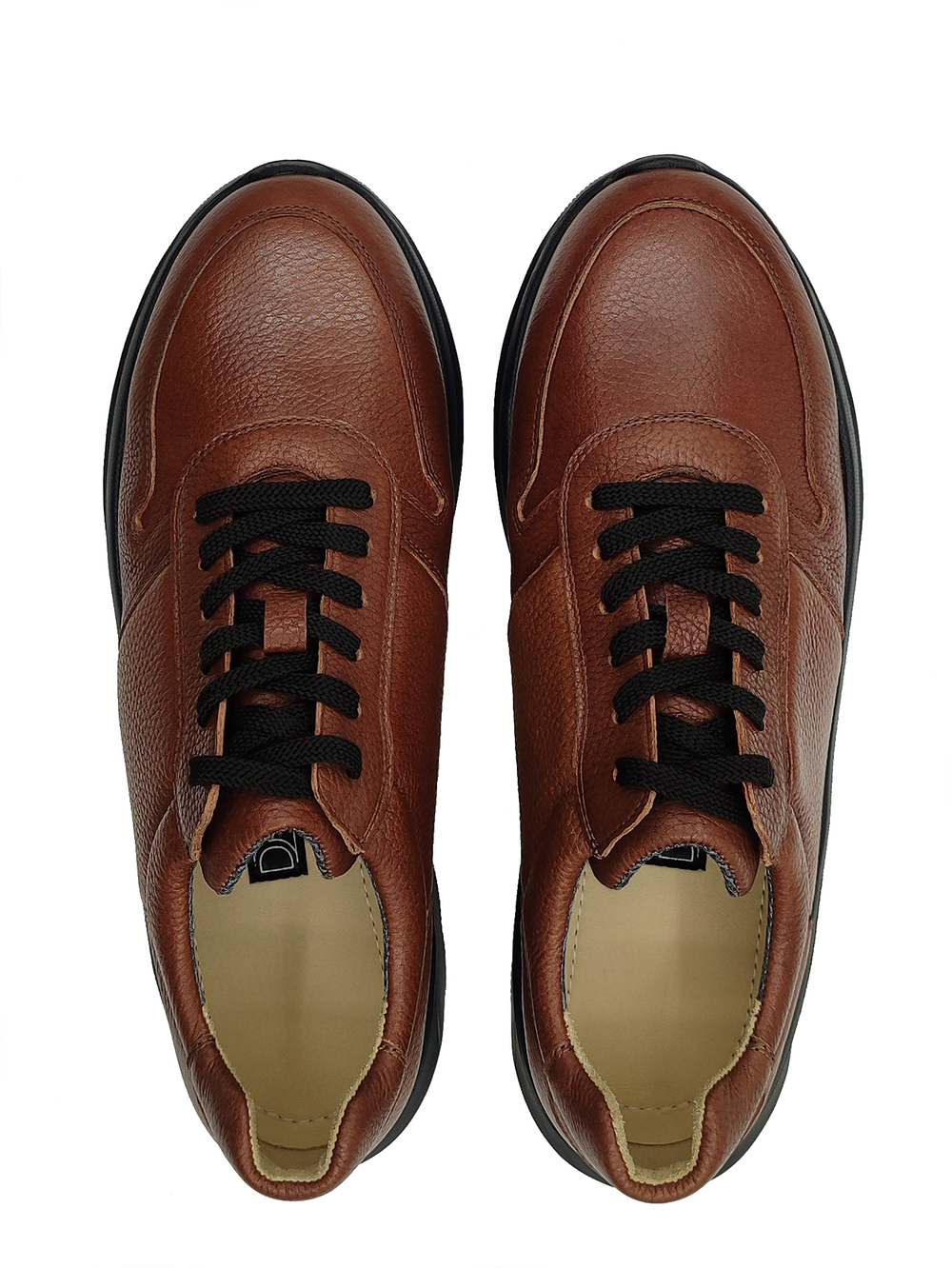 702396 полуботинки мужские Коричневый