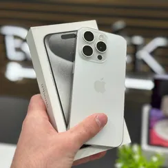 Б/У Телефон Apple iPhone 15 Pro 256Gb White 85%(G2LNKL6GMW)