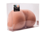 Реалистичная попка из неоскина без вибрации (Цвет: телесный)