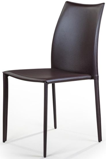 Стул Rolf, кожа коричневый