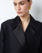 Жакет из шелка и шерсти Диор черный