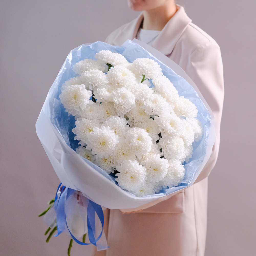 Букет из кустовых хризантем Алтай