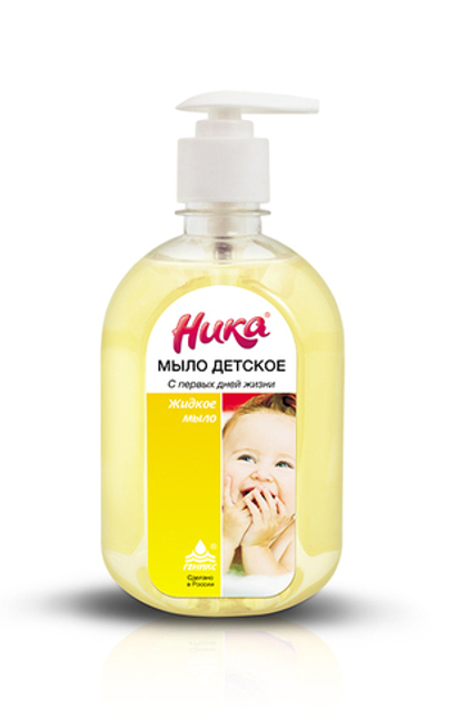 Мыло жидкое детское «НИКА» с первых дней жизни