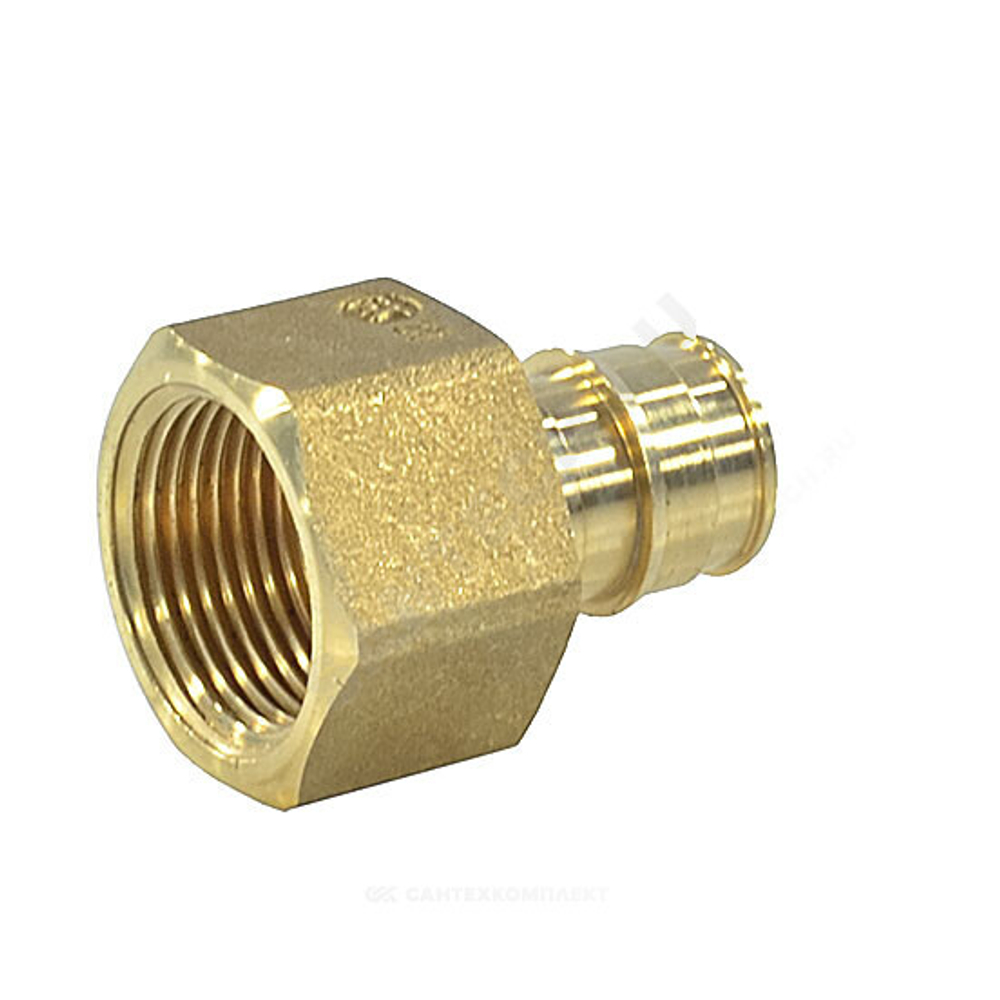 Муфта для PE-X труб радиальная латунь Дн 20х1/2" ВР GX109 Giacomini GX109Y034