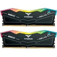 Модуль памяти DIMM DDR5 64Gb, 6000Mhz, 2x32Gb, Team Group T-FORCE DELTA RGB Black (FF3D564G6000HC38ADC01)