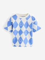 Футболка для мальчика Next E63-796, Синий, Белый