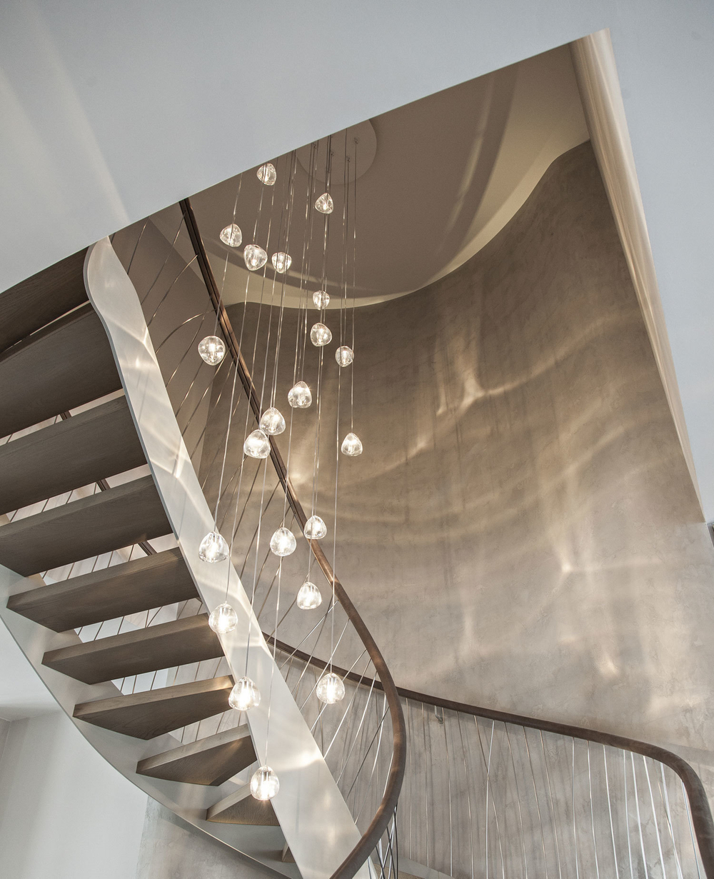 Pendant design lamp   Mizu by Terzani (7 suspension)