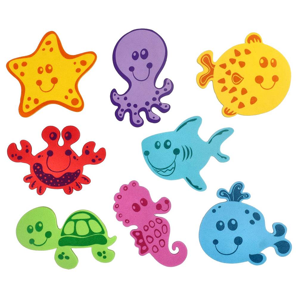 Nuby, Плавающие животные для ванн, для детей от 3 лет, 16 шт.