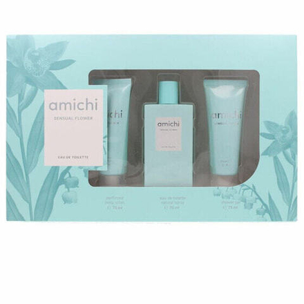 Парфюмерные наборы Женский парфюмерный набор Amichi Sensual Flower 3 Предметы