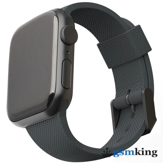 UAG DOT Textured Silicone Strap for Apple Watch 42|44|45mm Black (Чёрный)19249K314040