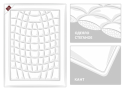 Одеяло всесезонное 150х200 German Grass Woolline Almond Camel Grass