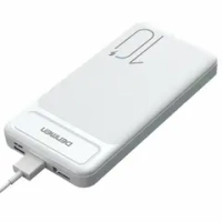 Портативный аккумулятор 10000мА DENMEN DP09 MicroUSB/Type-C+2xUSB Белый