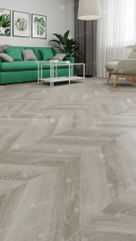 Каменно-полимерная напольная плитка Alpine Floor Chevron Дуб Фантазия ECO 18-1