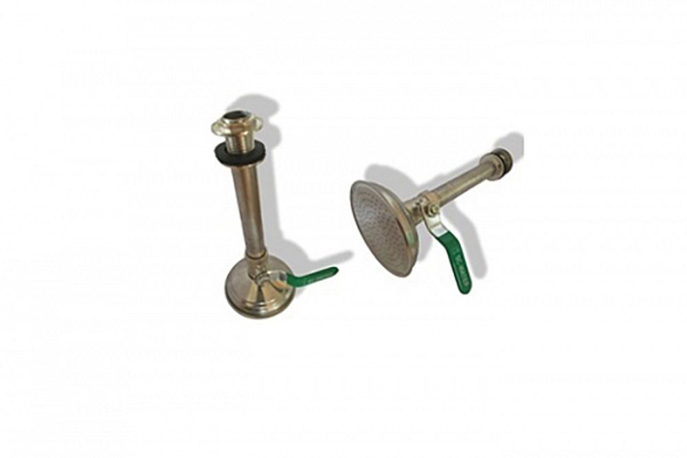 Душ летний для врезки в бак (кран шар.1/2+лейка), 75061