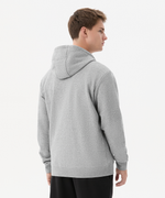 Флисовое худи на молнии ESSENTIAL Cotton Fleece FZ Hoodie, серый меланж