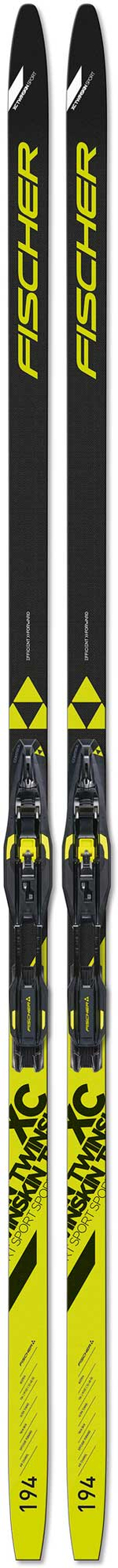 Лыжи FISCHER TWIN SKIN SPORT EF с креплениями