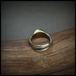 Религиозное кольцо "Хризма" новое , латунь