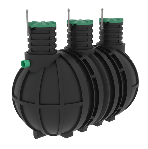 Ливневое очистное сооружение Мультпласт Модуль ЛОС 15(4390x2400x2400см;945кг;) - арт.561659